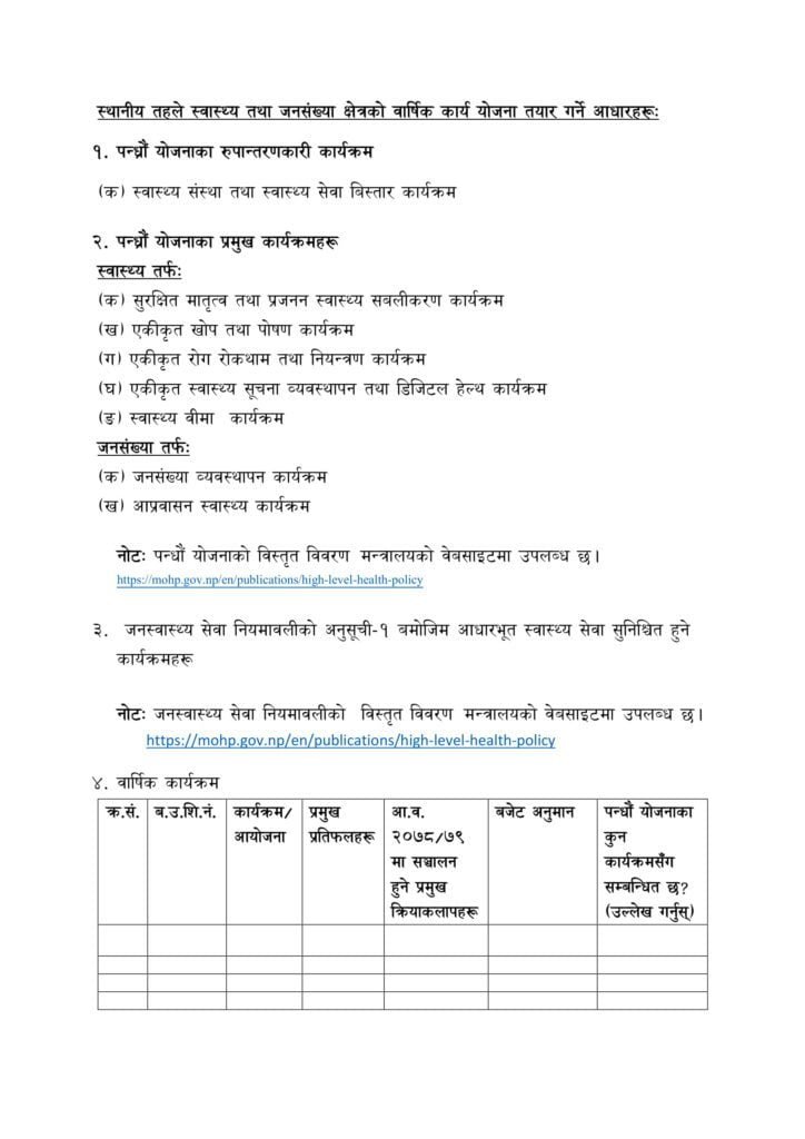 Local Level AWPB Guidance