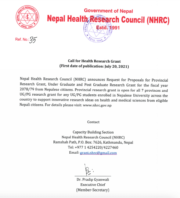 Call for NHRC Health Research Grant 4 Screen Shot 2021 07 20 at 17.51.18