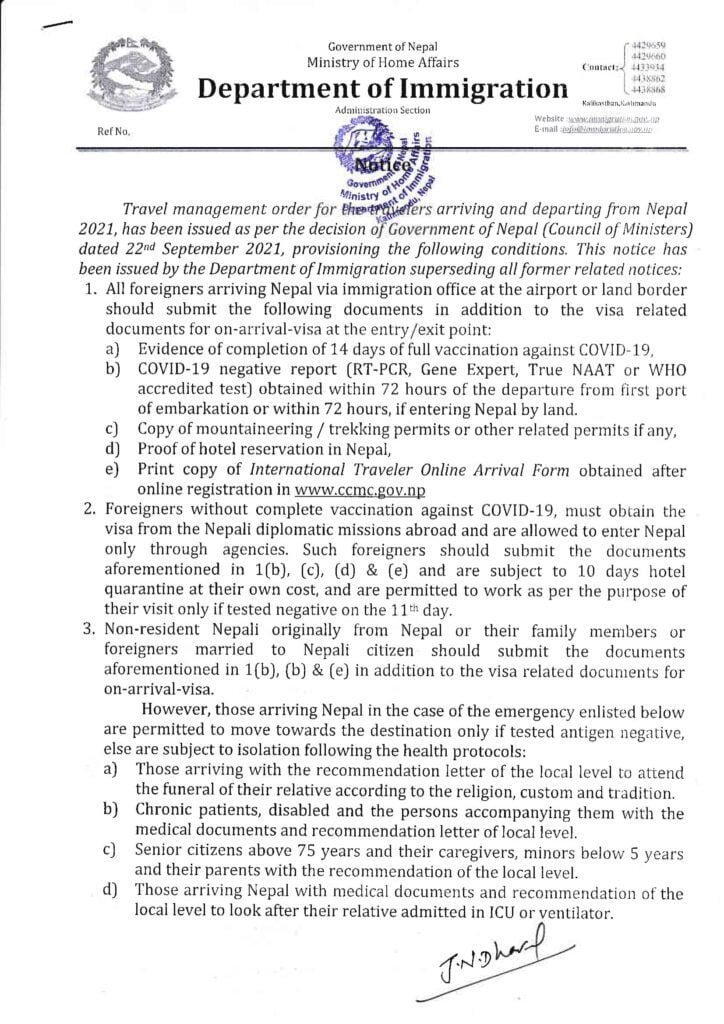 Nepal is Now Officially Open for Travellers! #LifetimeExperiences (Travel Advisory) 5 IMG 20210924 0006 1