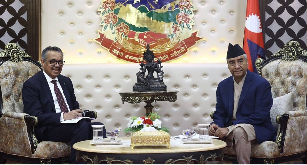 who chief pm deuba Alge0jT7AS