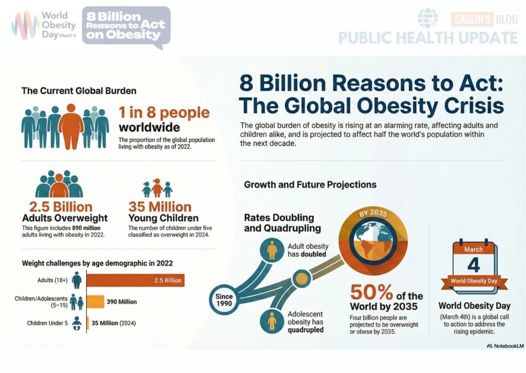 World Obesity Day 2026 | 8 Billion Reasons to Act on Obesity 4 Public Health Calendar 1